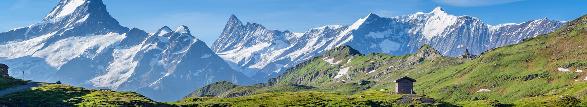 Schweiz, das Land der Berge und Bahnen
