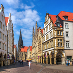 Prinzipalmarkt und Lambertikirche in Münster