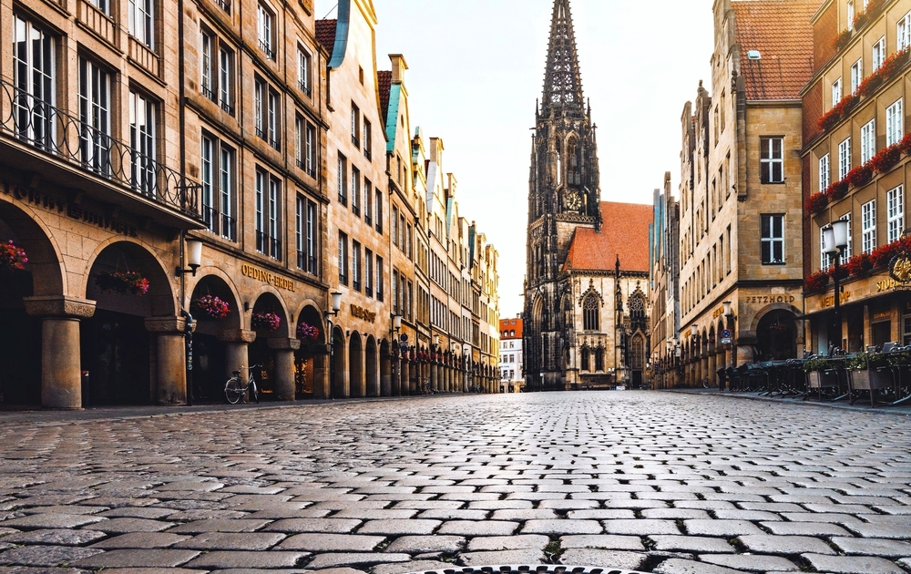 Prinzipalmarkt in Münster, Deutschland
