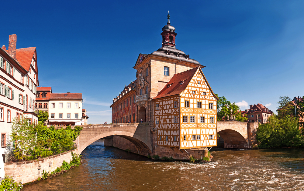 Brückenrathaus in Bamberg, Deutschland