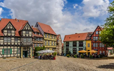 Schlossplatz in Quedlinburg