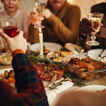 weihnachtliches Festessen
