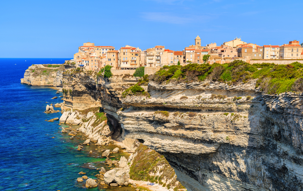 Bonifacio auf Korsika, Frankreich