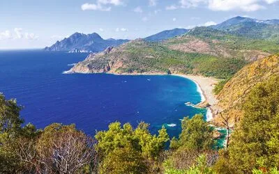 atemberaubende ladscapes von Korsika