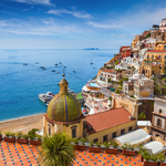 Positano an der Amalfiküste in Kampanien