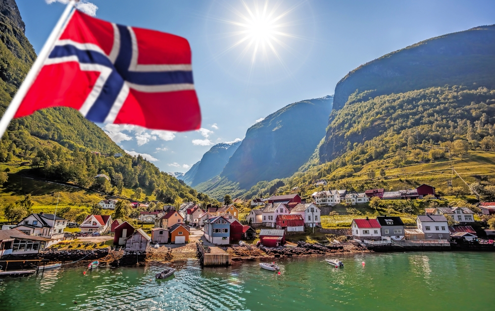 Fischerdorf Undredal am Aurlandsfjord