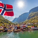 Fischerdorf Undredal am Aurlandsfjord