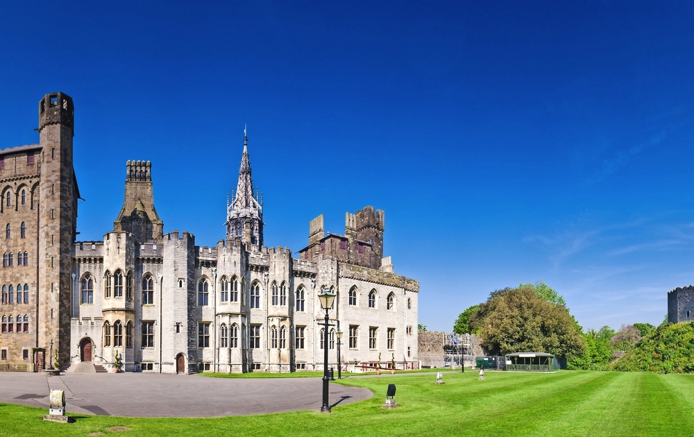 Cardiff Castle in Wales