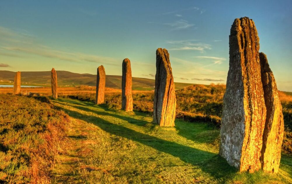 Ring von Brodgar auf Orkney, Schottland