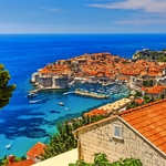 Dubrovnik an der Adriaküste in Dalmatien, Kroatien