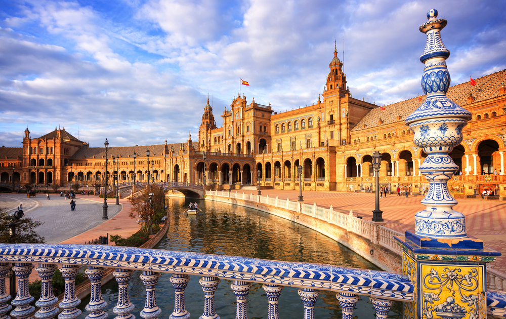 Plaza de España in Sevilla, Spanien