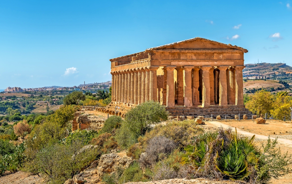 TConcordia-Tempel nahe Agrigent auf Sizilien, Italien