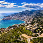 Burg Lëkurësi in Saranda, Albanien