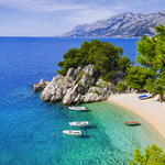 Makarska-Uferpromenade nahe Brela
