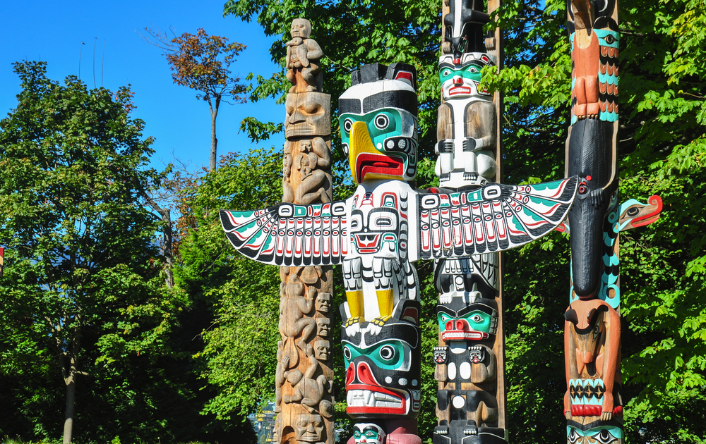 Totem im Vancouver Stanley Park