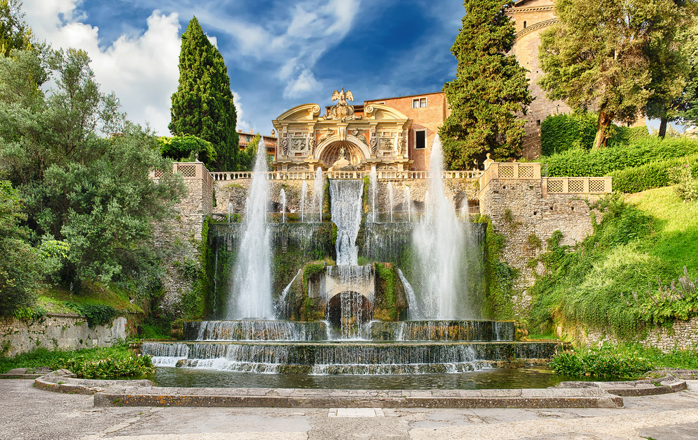 die Villa d’Este in Tivoli, Region Latium nahe Rom in Italien