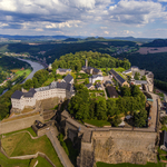 Festung Königstein im Elbsandsteingebirge, Deutschland