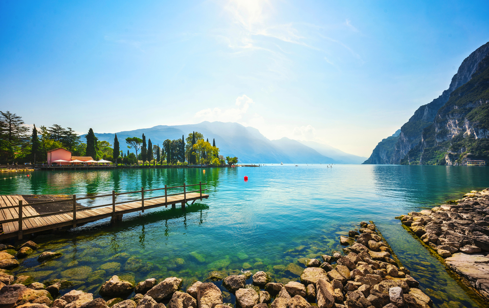 Pier in Riva del Garda