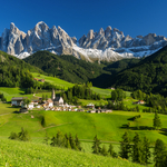 Val di Villnöss mit Santa Maddalena