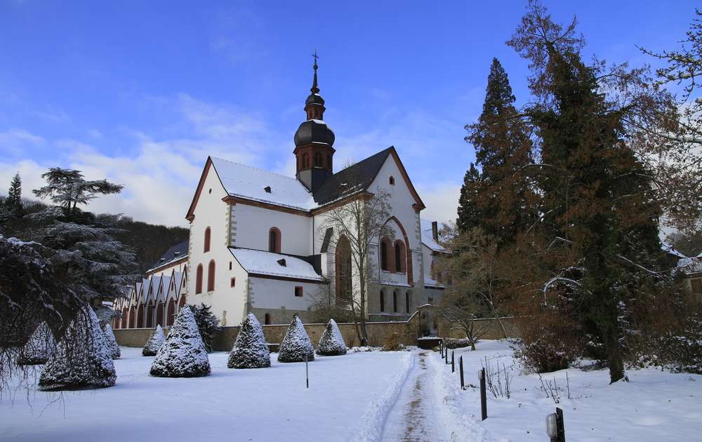 Kloster Eberbach im Winter