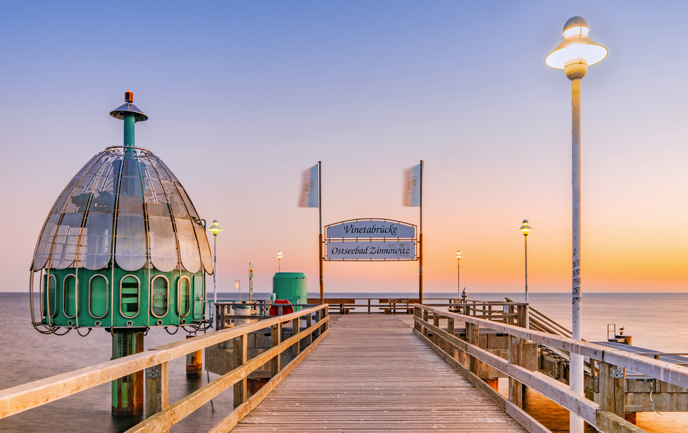 Vinetabrücke im Ostseebad Zinnowitz