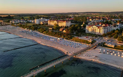 Ostseebad Kühlungsborn aus der Luft betrachtet