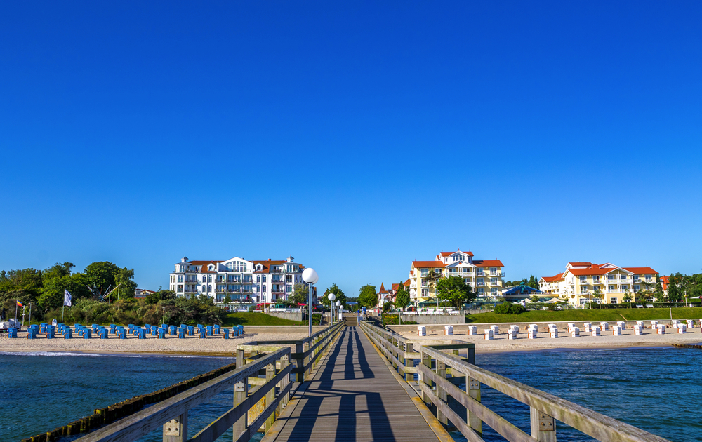Pier in Kühlungsborn an der Ostsee, Deutschland 