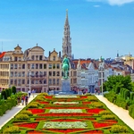 Mont des Arts in Brüssel, Belgien