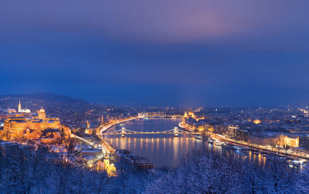 winterliches Budapest