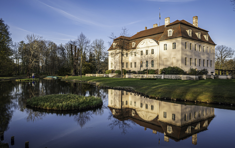 Schloss Branitz im Fürst Pückler Park bei Cottbus