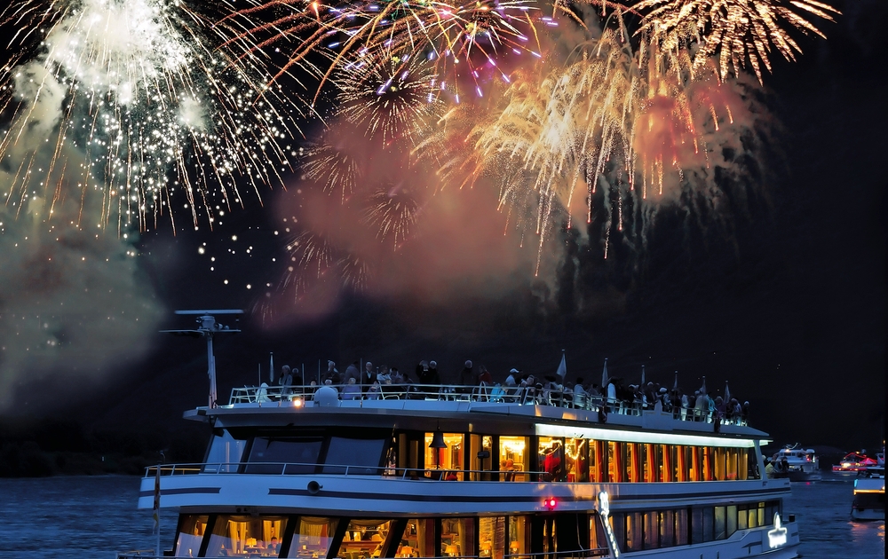 Rhein in Flammen bei Rüdesheim