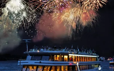 Rhein in Flammen bei Rüdesheim