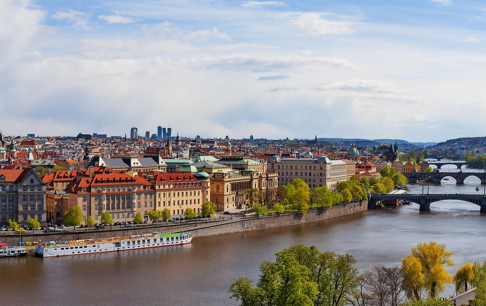 Panoramablick auf Prag