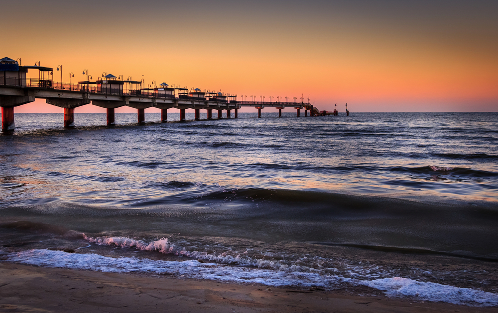Pier im Ferienort Miedzyzdroje