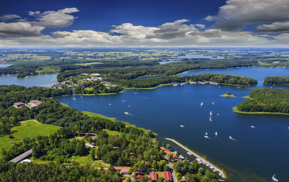 Badesee Jezioro Kisajno in der Nähe von Giżycko