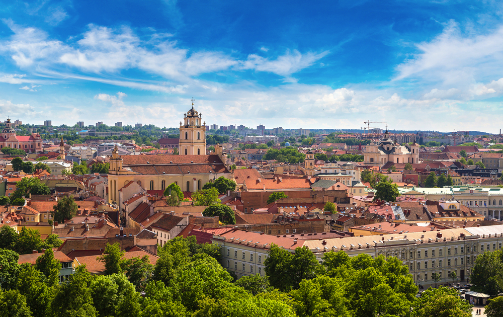 Stadtbild von Vilnius