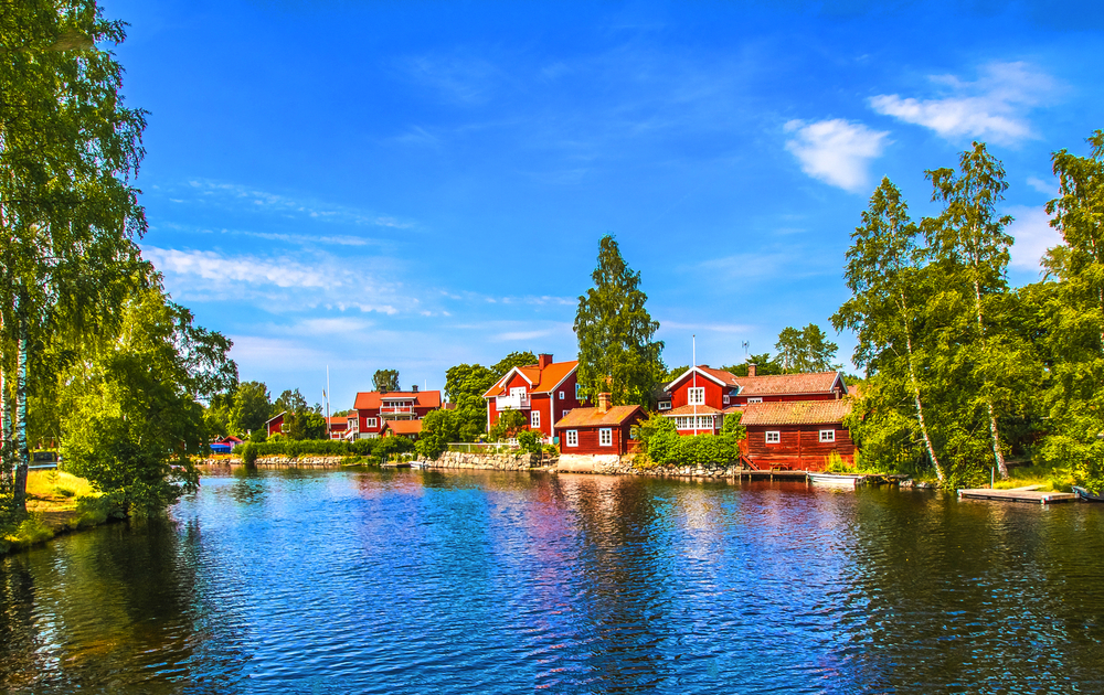 Sundborn, in dem der Künstler Carl Larsson gelebt hat