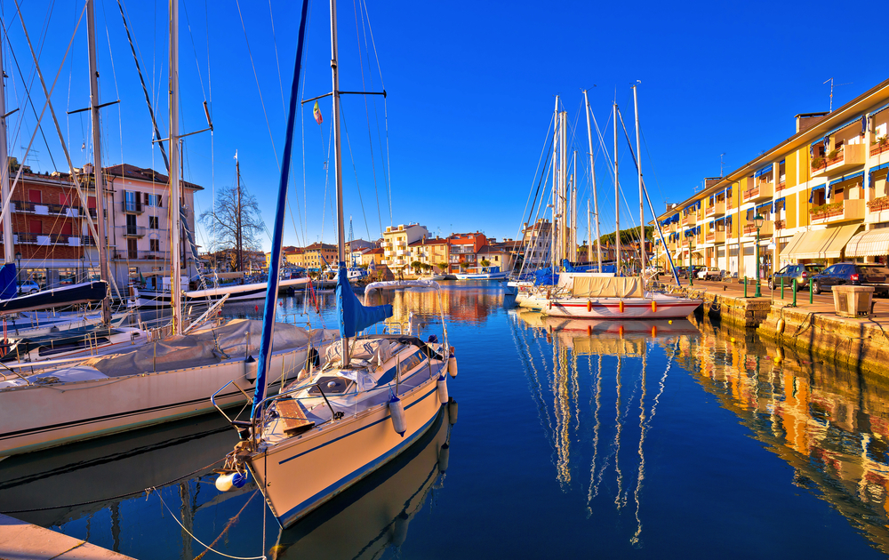 Grado an der Nordküste der Adia, Italien