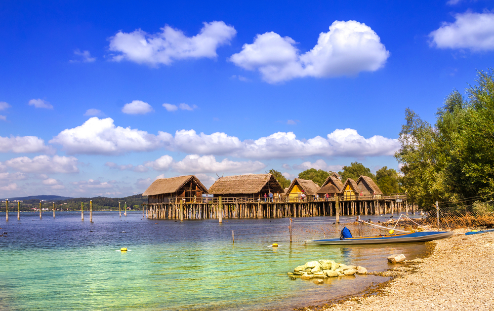 Pfahlbauten in Uhldingen-Müldorf am Bodensee