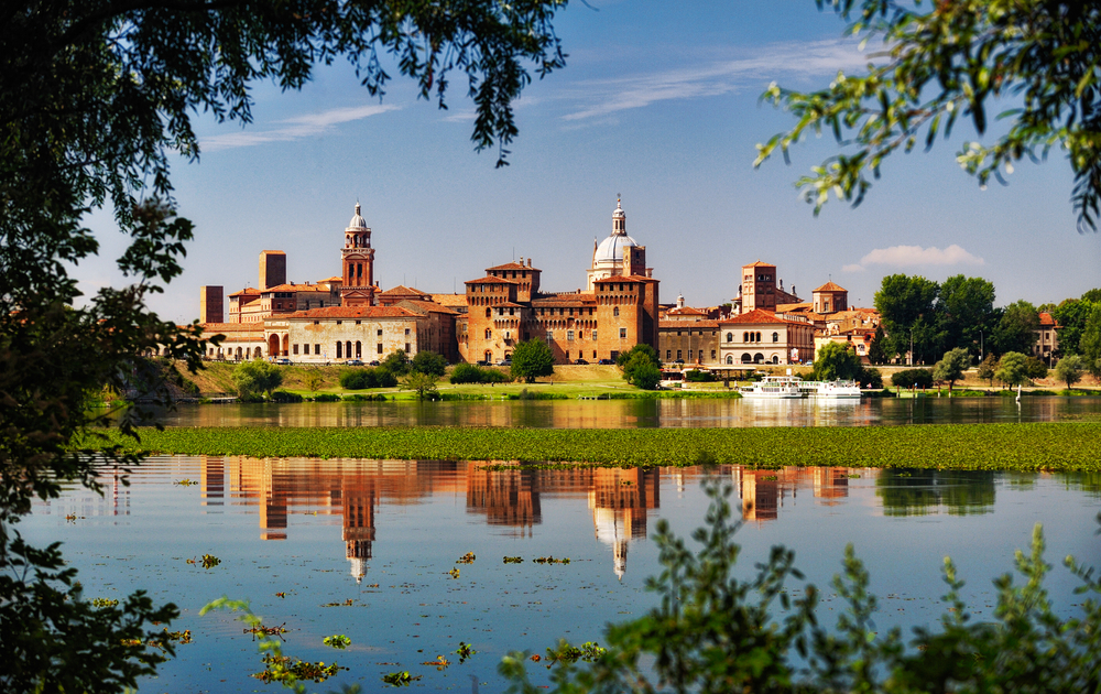 Lago di Mezzo und Castello di San Giorgio in Mantua