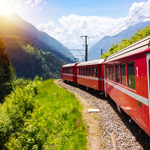 Berninabahn in der Schweiz