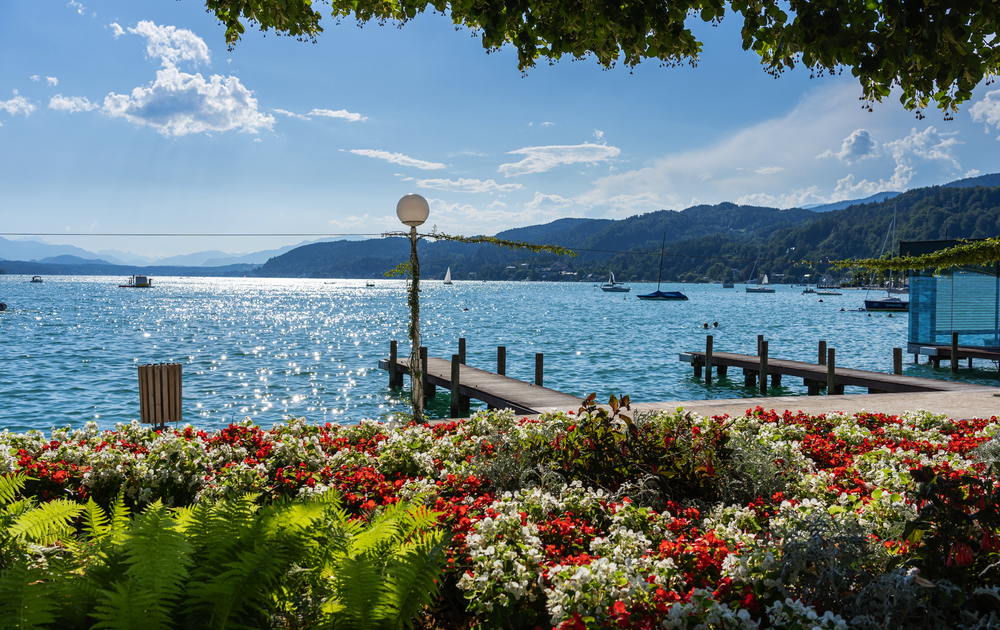 Anlegen am Wörthersee in Kärnten