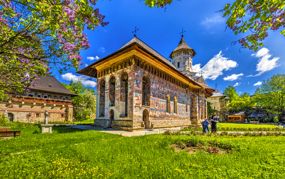 orthodoxes Kloster Moldovița im Kreis Suceava, Rumänien