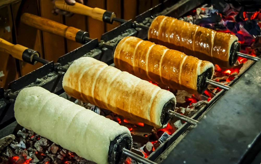 Trdelnik - traditionelles Hefegebäck