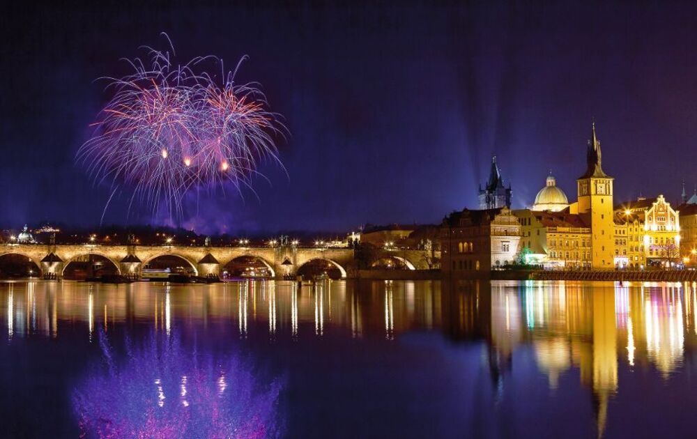 Christmas atmosphere in Prague, Czech Republic
