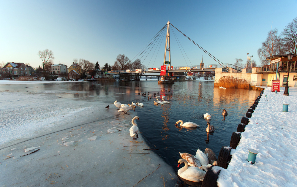 Mikolajki (dt. Nikolaiken) am Spirdingsee in den Masuren, Polen