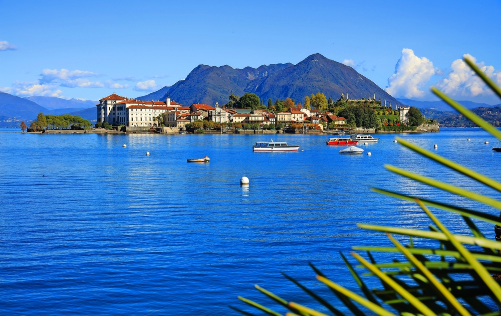 Malerischer Blick auf den Lago Maggiore, Italien, Europa