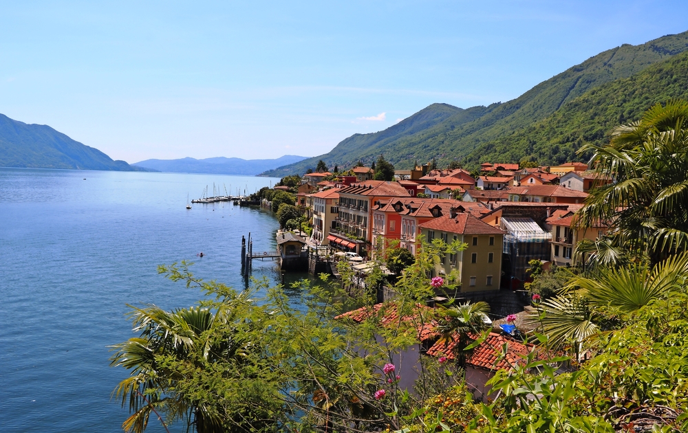 Ufergegend von Cannero Riviera am Lago Maggiore