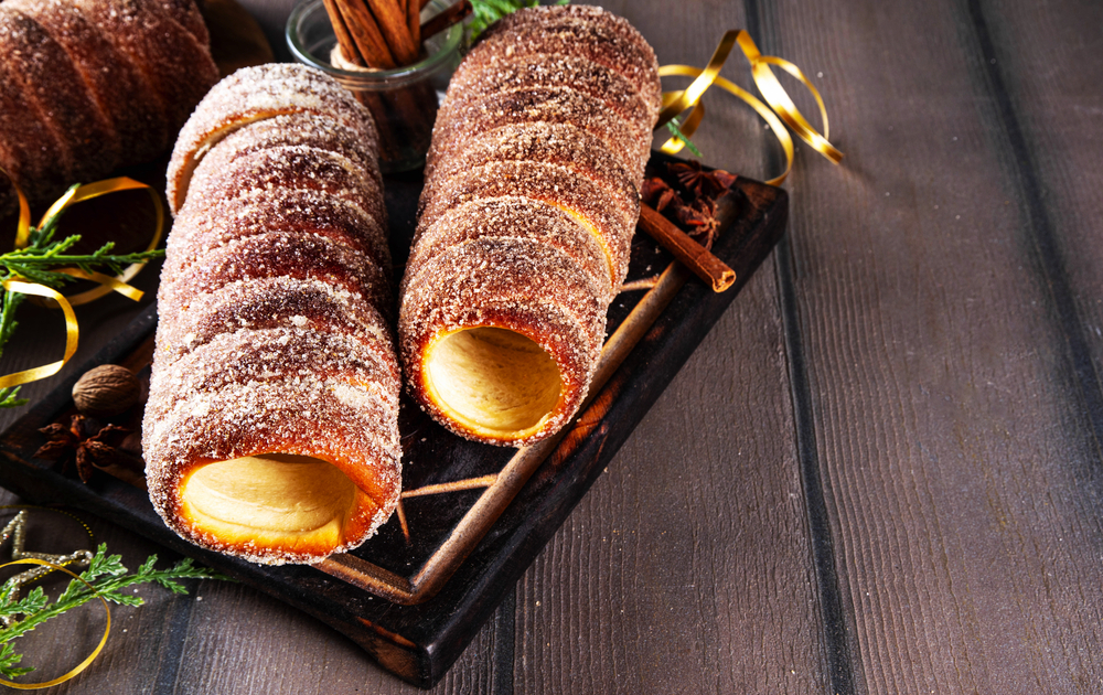 Trdelnik - süßes Hefegebäck