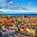 Panoramablick über Stralsund 